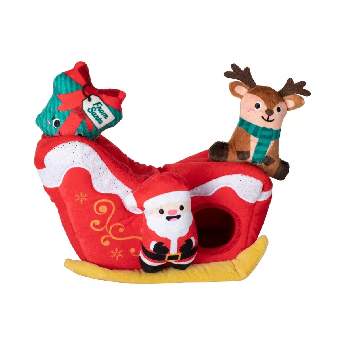PetShop by Fringe Studio Deer Life Hide & Seek Plush Dog Toy