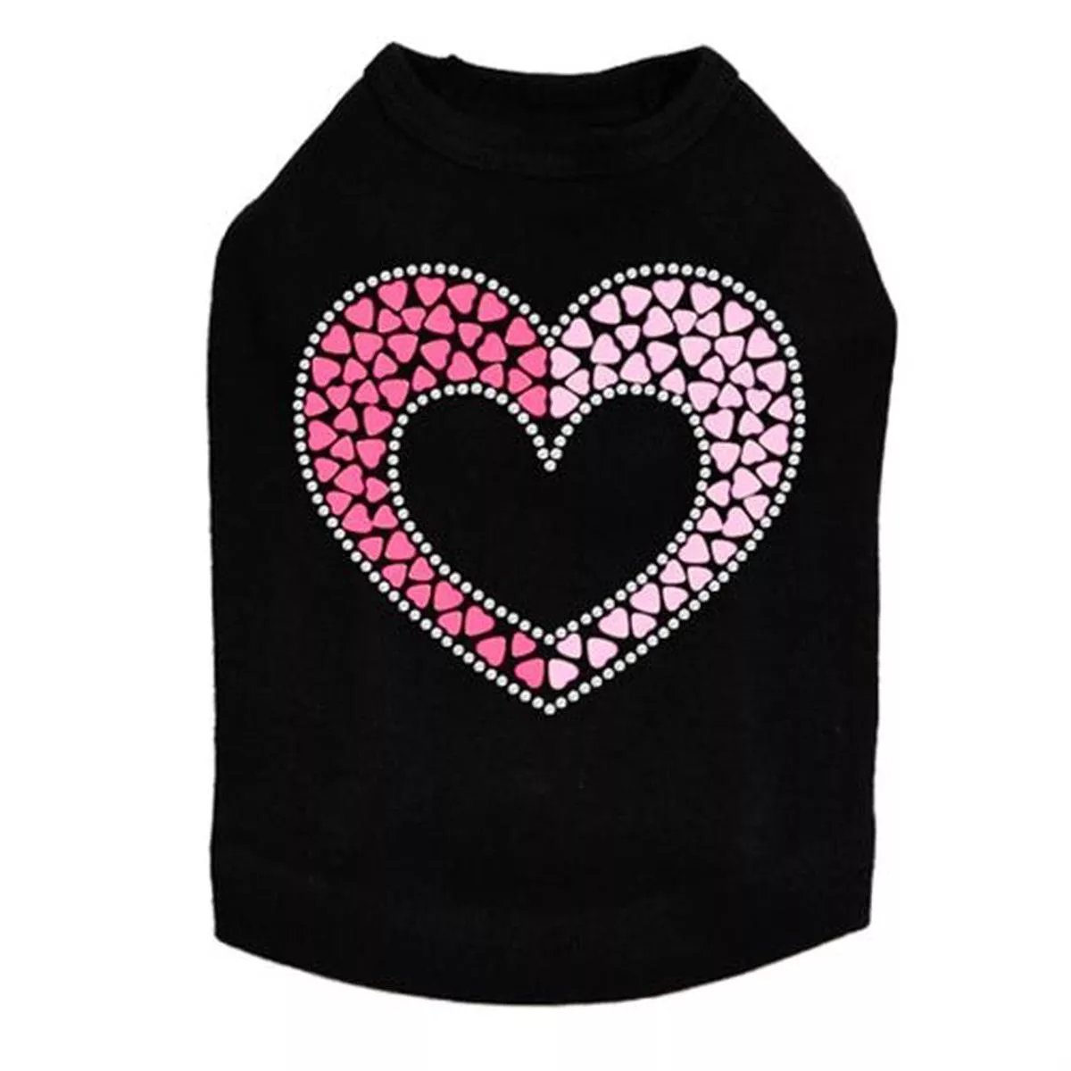 Pink & Light Pink Nailhead Hearts Tank – Many Colors