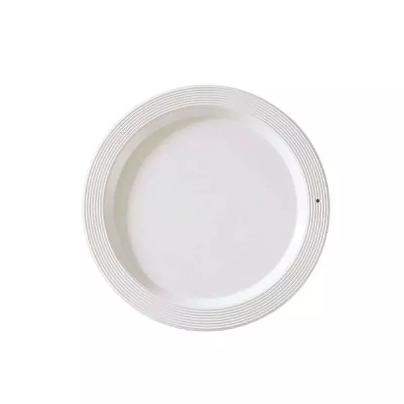 Pinstripes Melamine Round Platter
