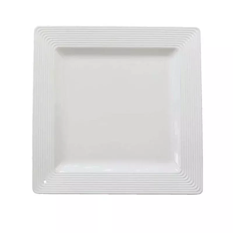 Pinstripes Square Platter