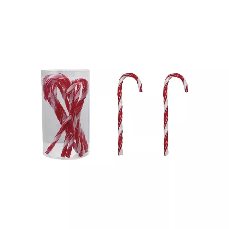 Plastic Candy Cane Drink Stirrers With Stripes – Sold as Set