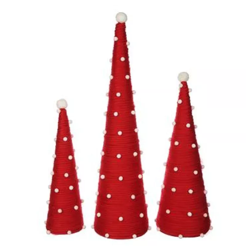 Pompon Cone Topiary|Small&Large&Medium
