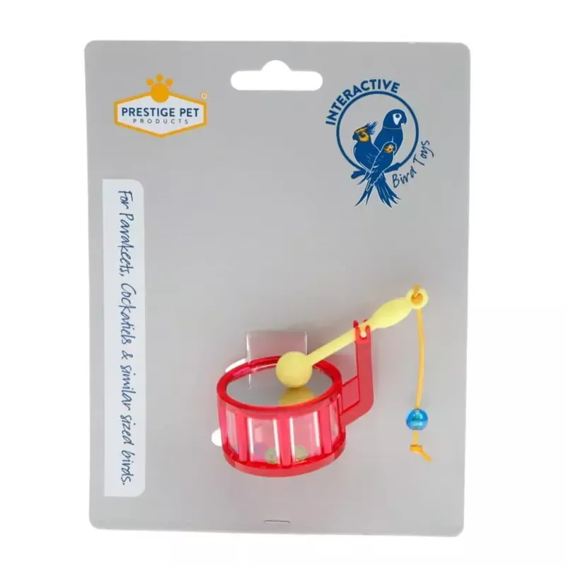 Prestige Pet Drum Interactive Bird Toy