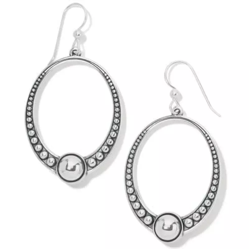 Pretty Tough Oval French Wire Earrings