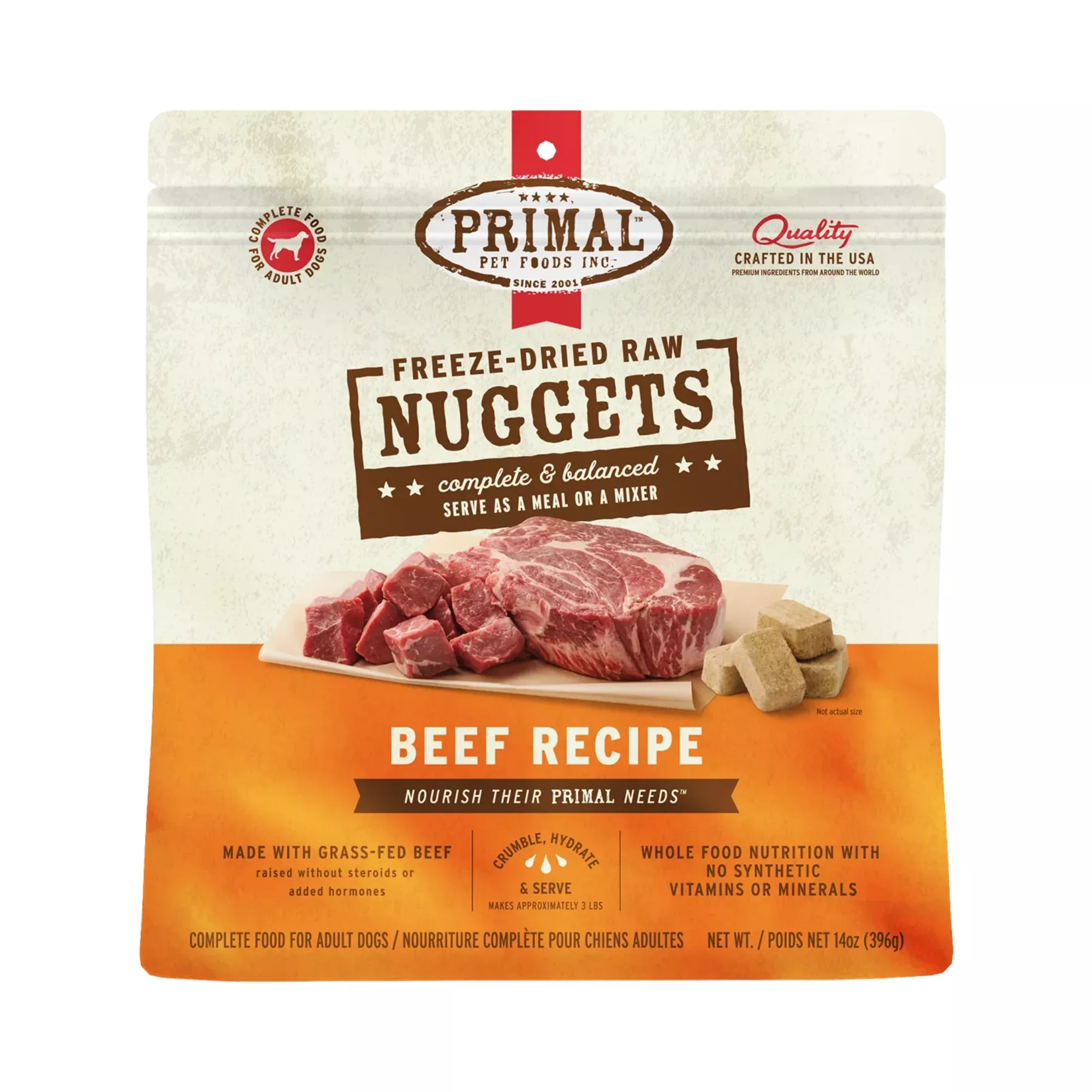 Primal Beef Freeze Dried Dog Food