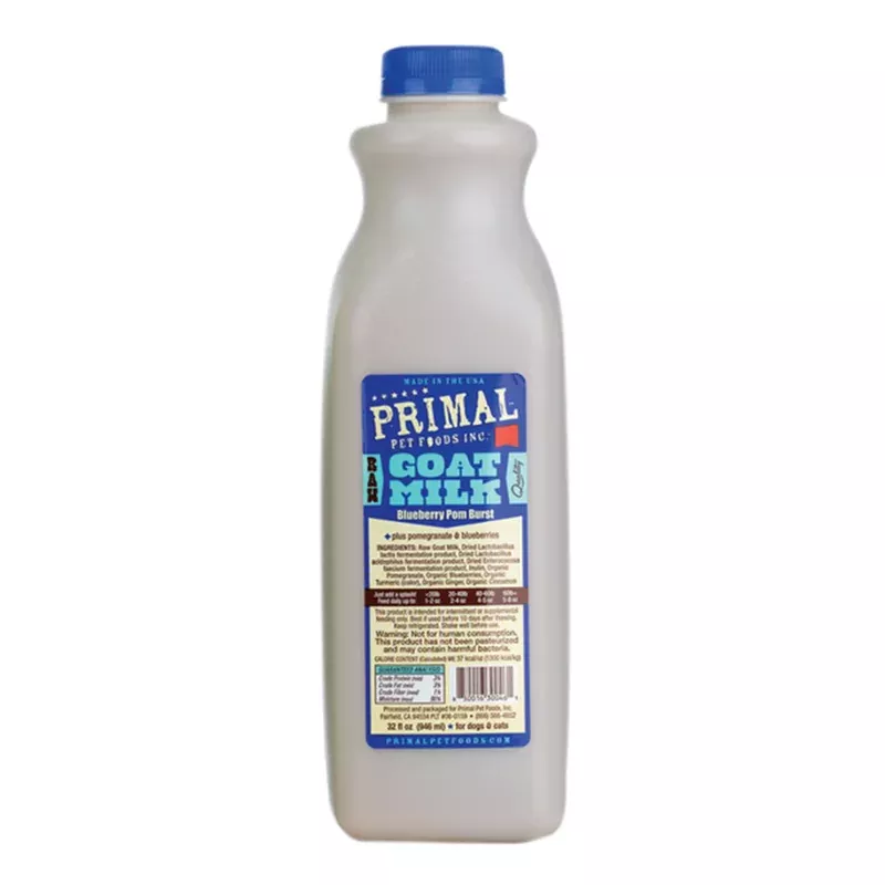 Primal Blueberry Pom-Burst Goat Milk 1 qt.