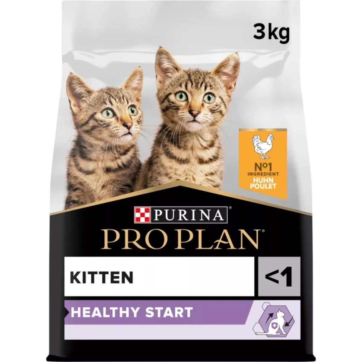 Pro Plan Kitten Healthy Start Dry Cat Food with Chicken, 3 kg