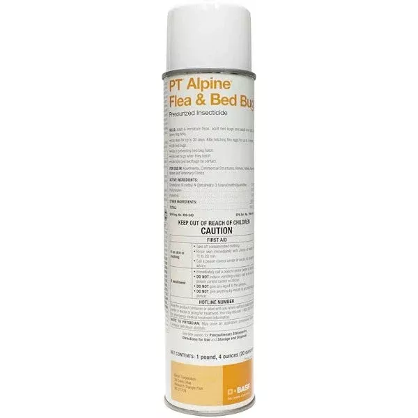 PT Alpine Flea & Bed Bug Pressurized Insecticide