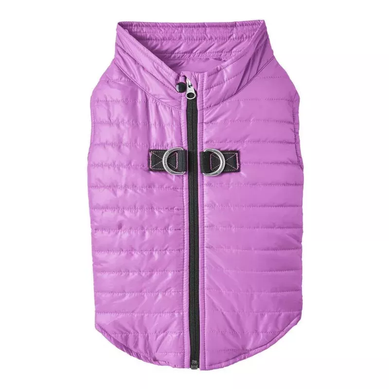 Puffer Vest: Purple