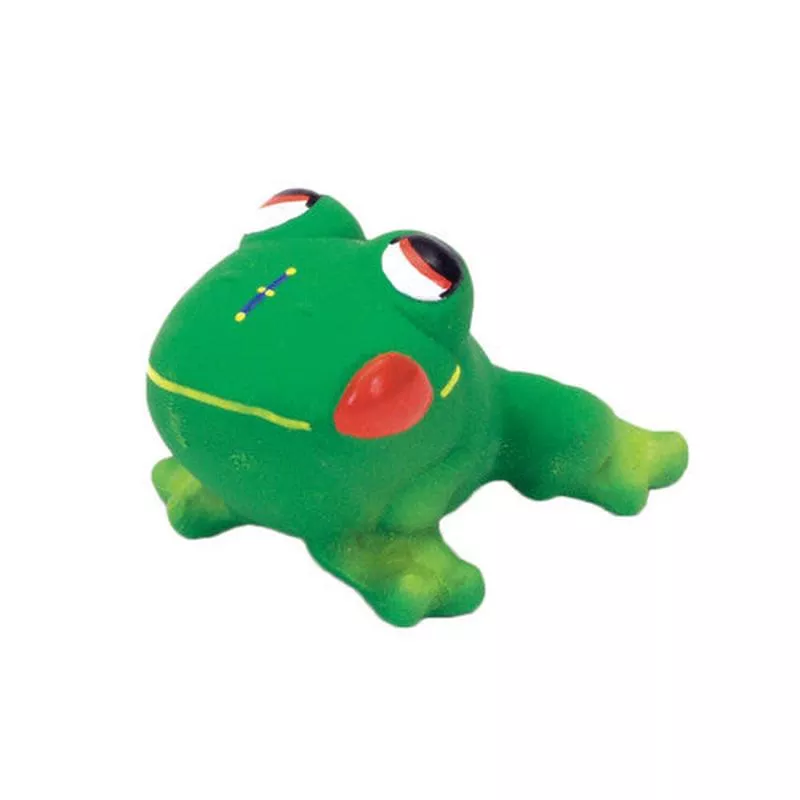 Rascals Latex Dog Toy Frog 3 in – Default Title