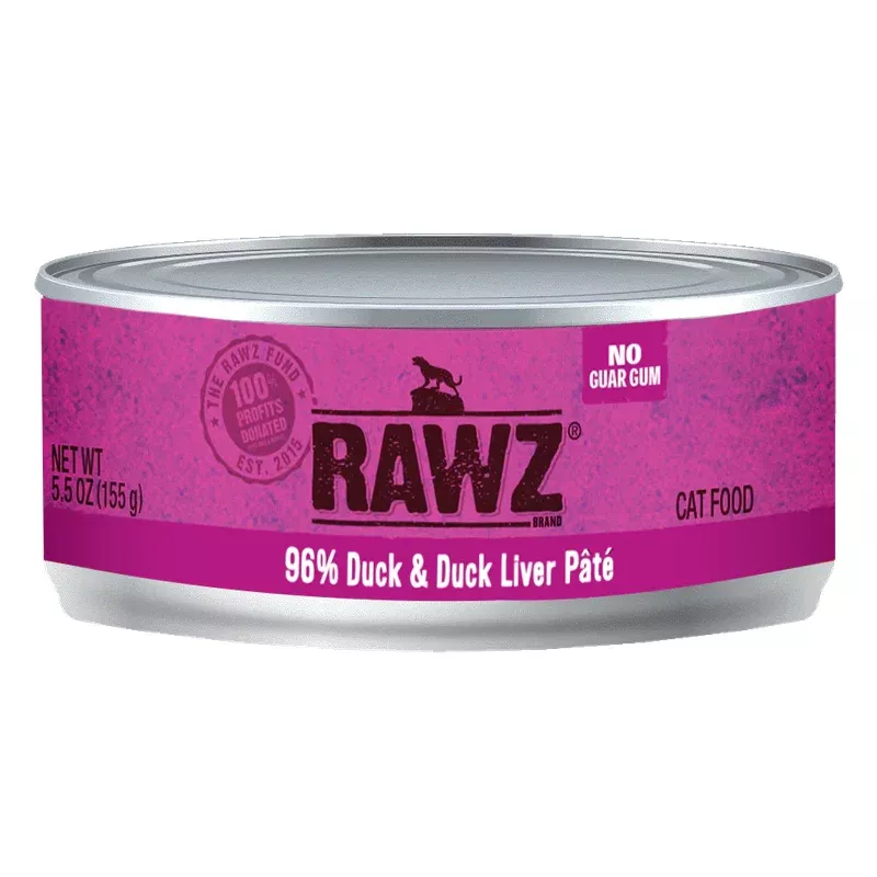 Rawz Cat 96% Duck & Duck Liver Pate