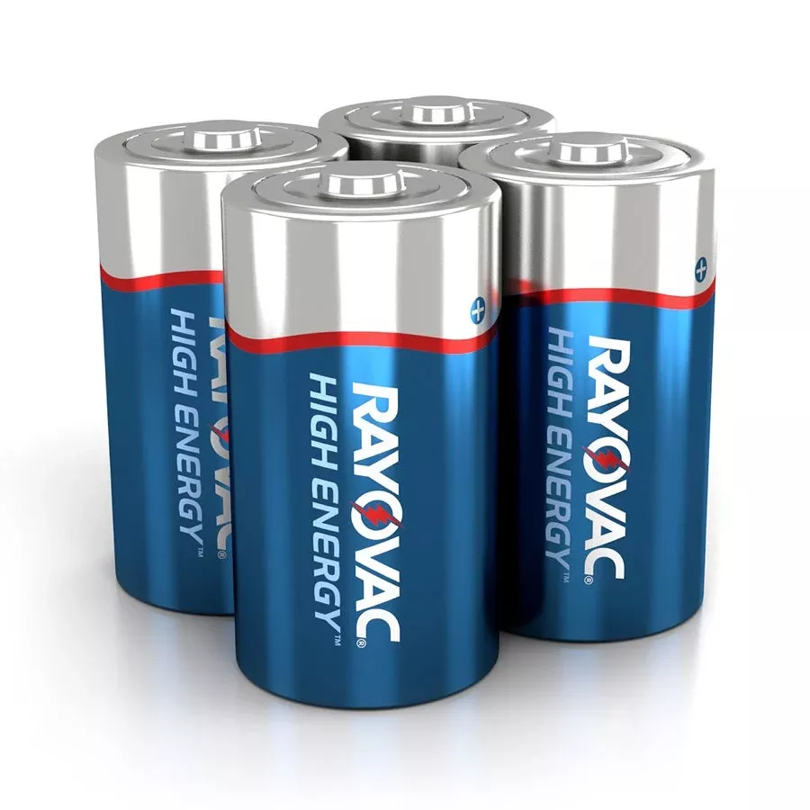 Rayovac D HIGH ENERGY™ Alkaline Batteries 4 Pack