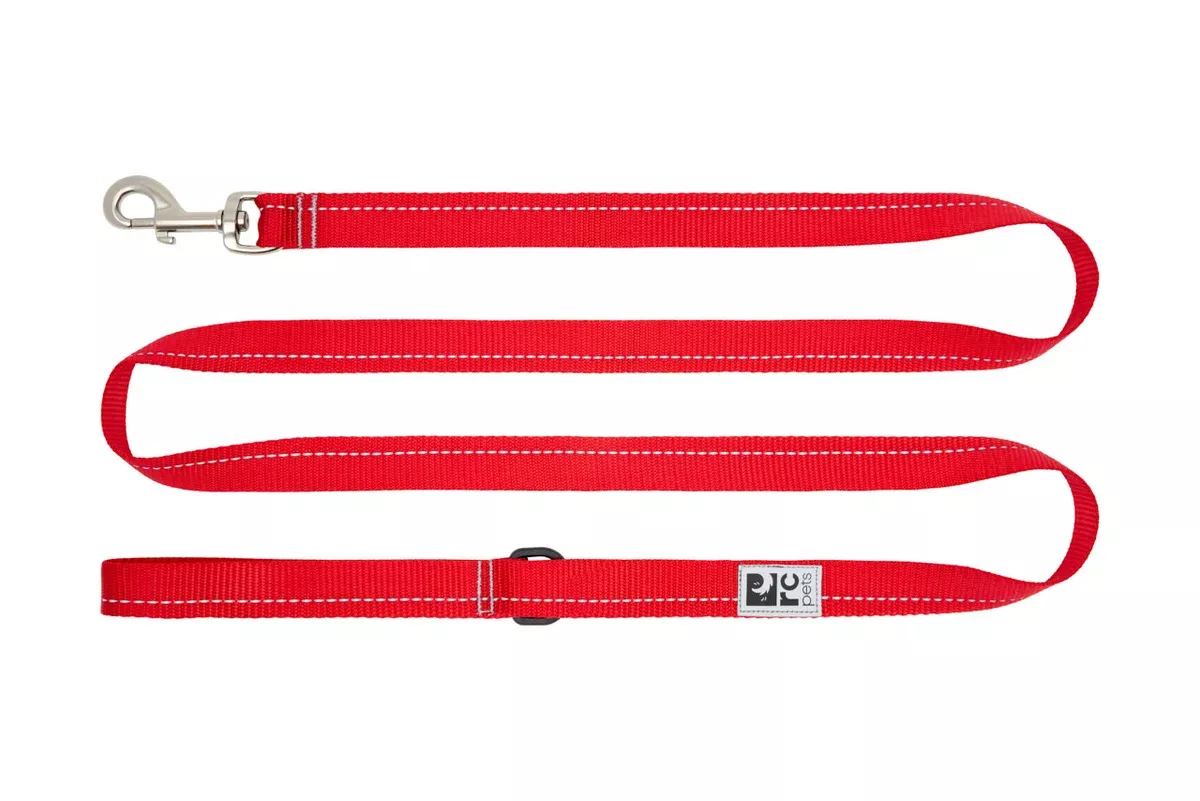 RC Pet Primary Dog Leash – 3/4″ x 6′ – Red