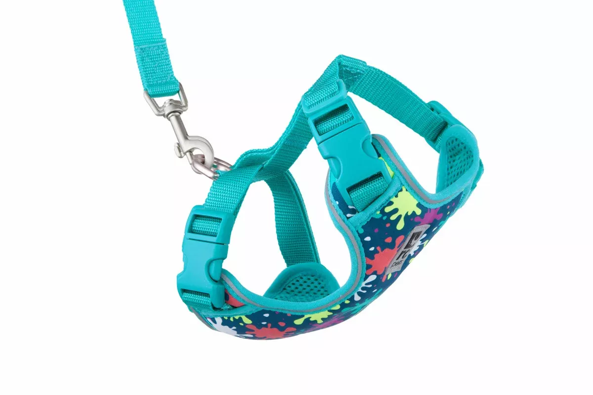 RC Pets Adventure Kitty Harness – Small 11- 15″ x 8-11″ – Splatter