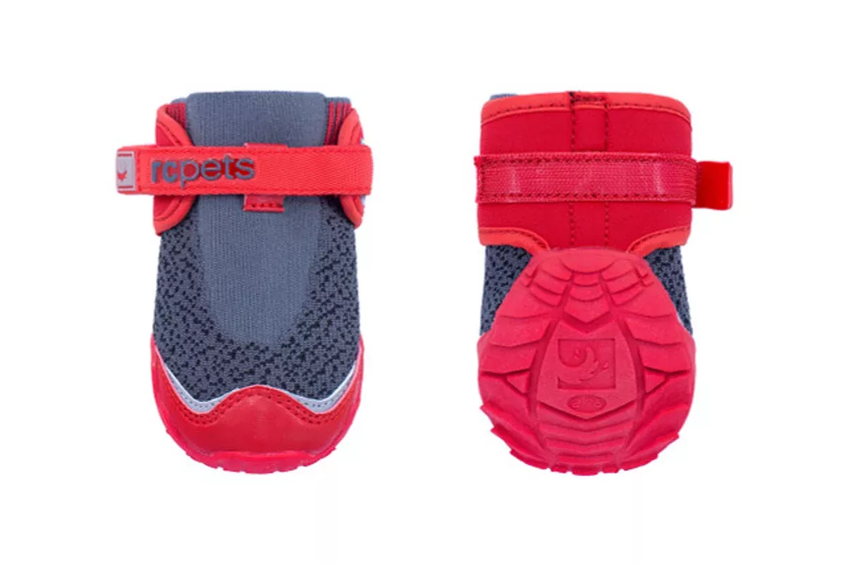 RC Pets Apex Dog Boots – L – Grey & Goji Berry