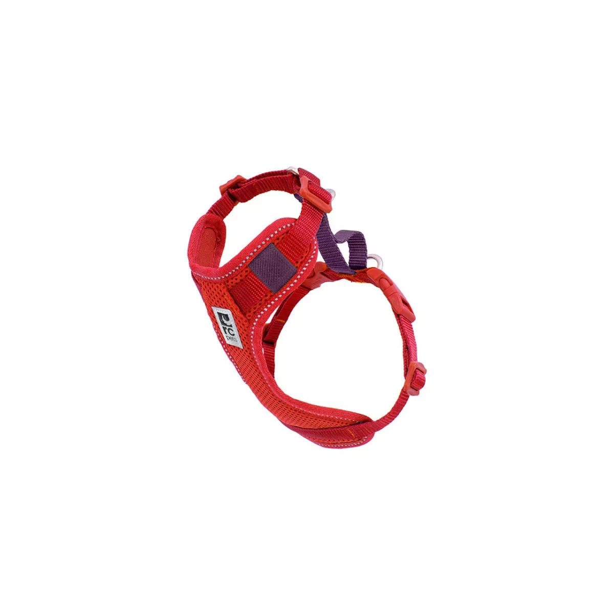 RC PETS Dog and Cat Moto Control Harness, Goji Berry/Burgundy, XL, 30″ – 40″