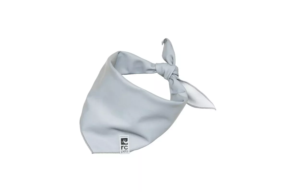 RC Pets Halo Reflective Dog Bandana – Small/Medium – Silver