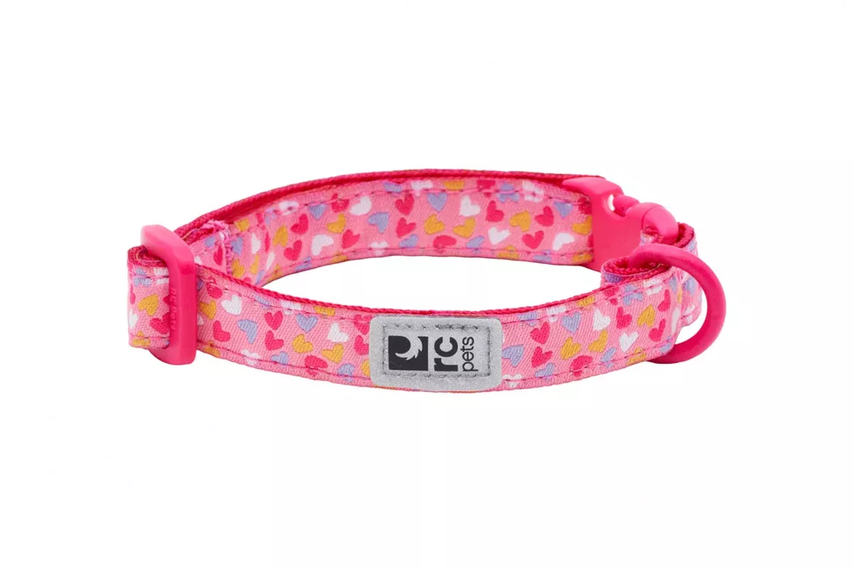 RC Pets Kitty Breakaway Cat Collar - One Size 8-10" - Lil Heart