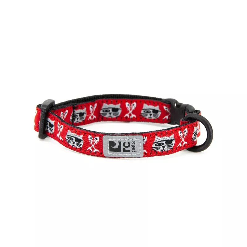 RC Pets Kitty Breakaway Cat Collar - One Size 8-10" - Pirate Cat