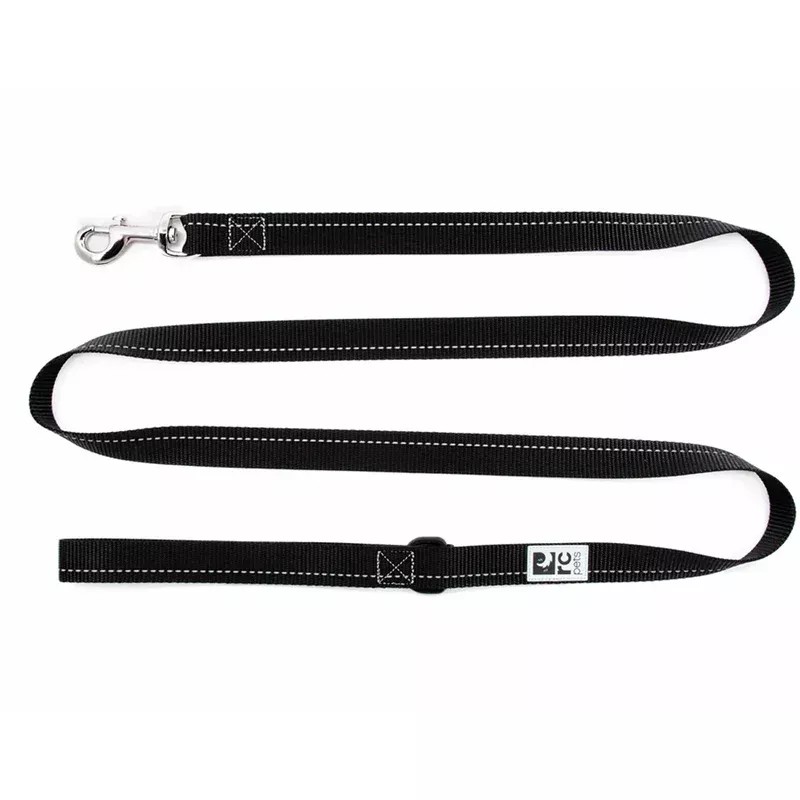 RC Pets Primary Dog Leash 1" x 4' Black