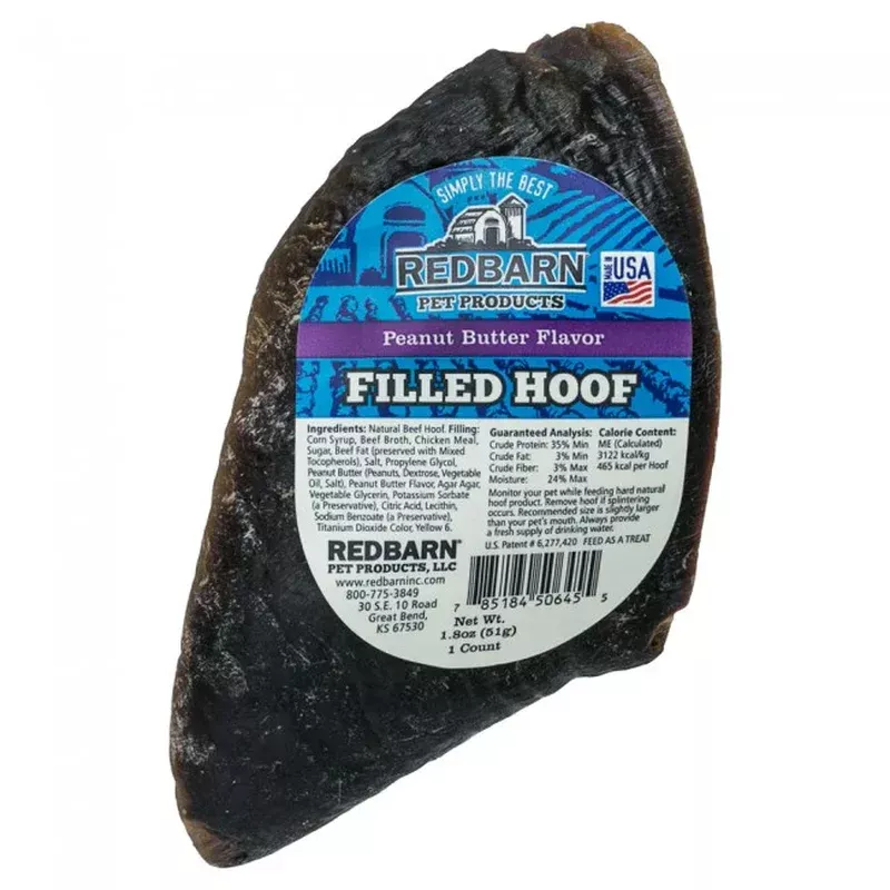 Red Barn Filled Peanut Butter Hoof