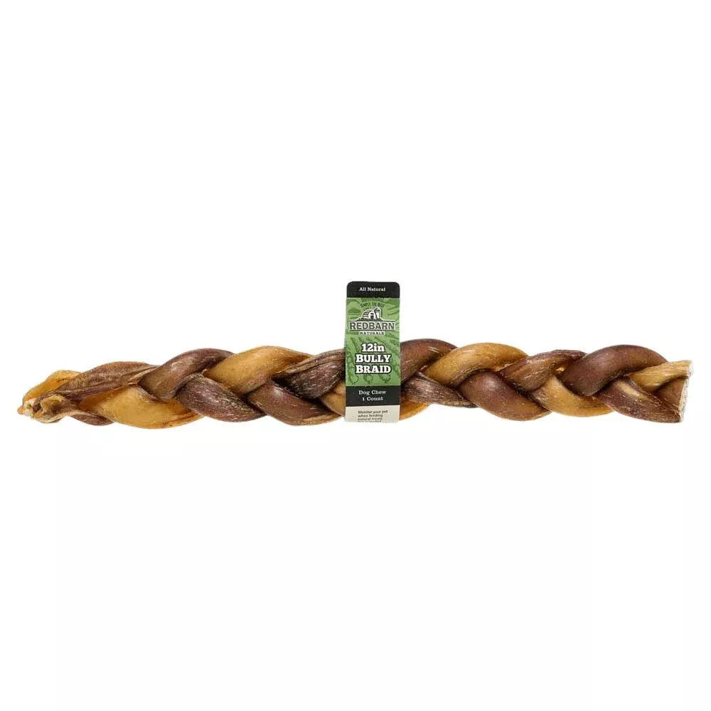Redbarn Braided Bully Stick 12″