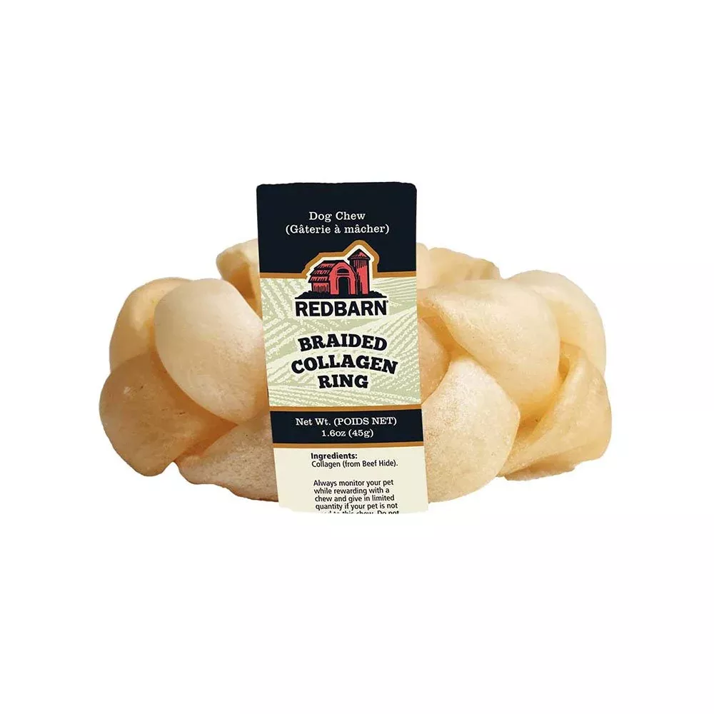 Redbarn Collagen Braided Ring Dog Chew