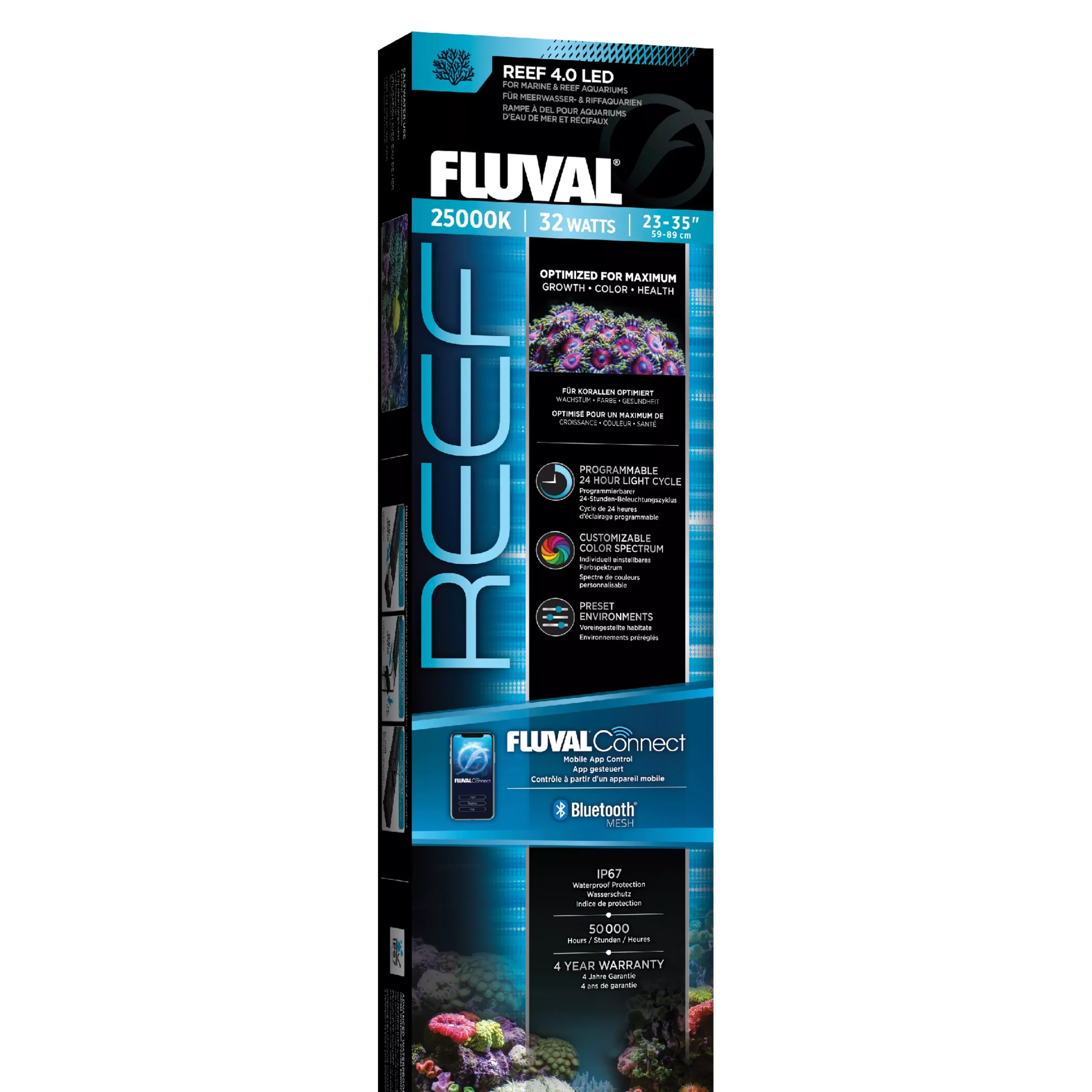 Reef 4.0 (23″ – 35″) LED Fixture (32W) – Fluval
