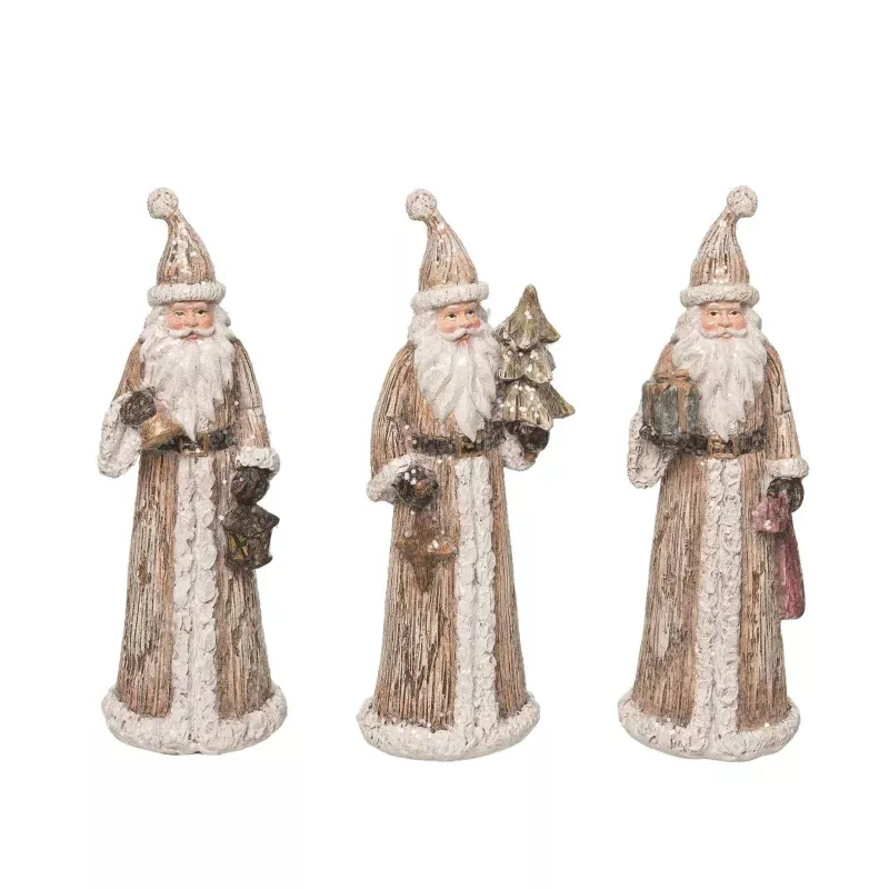 Res Gold Dusted Santa Figurine