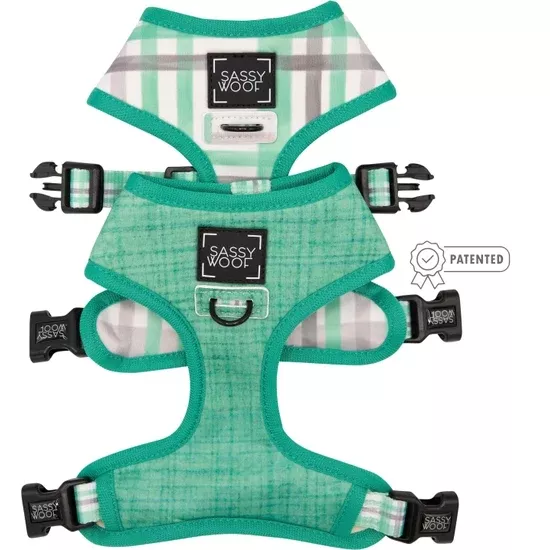 Reversible Dog Harness – Wag Your Teal