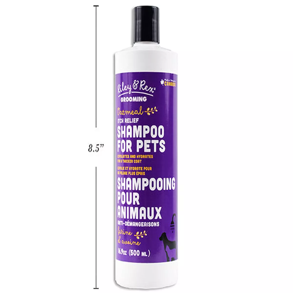 Riley & Rex Grooming Shampoo for Pets – Itch Relief 16.9oz (500ml)