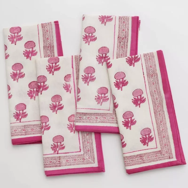 Rose Wine Napkin – Sold as Set