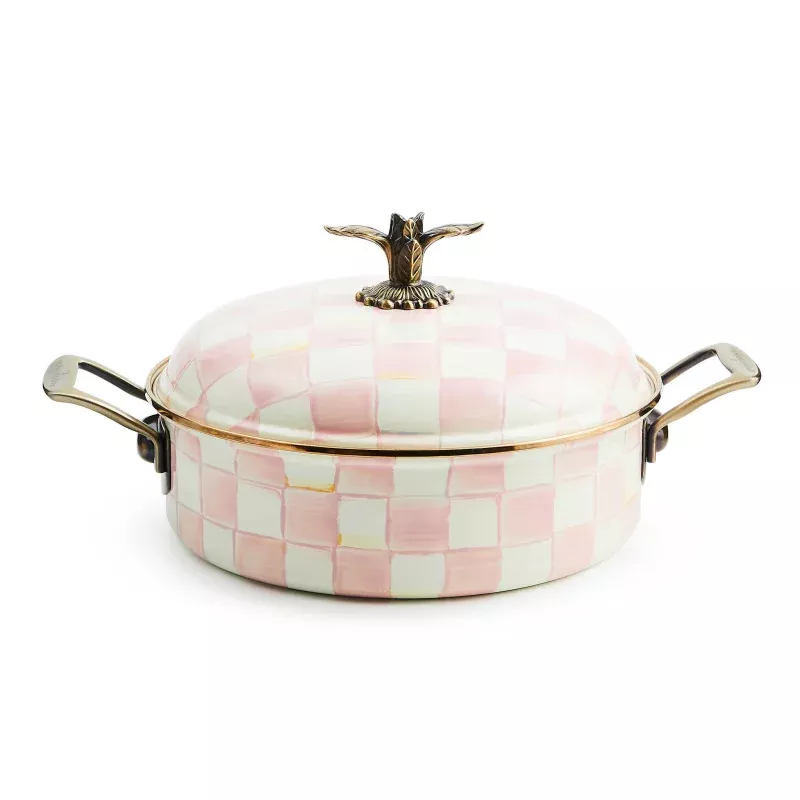 Rosy Check 5 Qt. Casserole