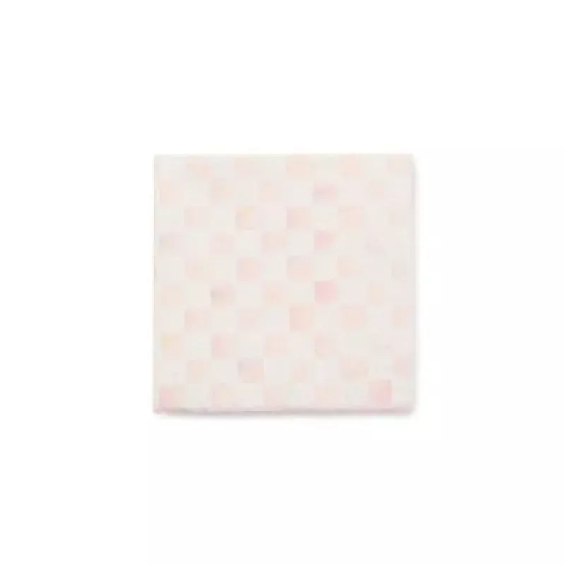 Rosy Check Cocktail Paper Napkins
