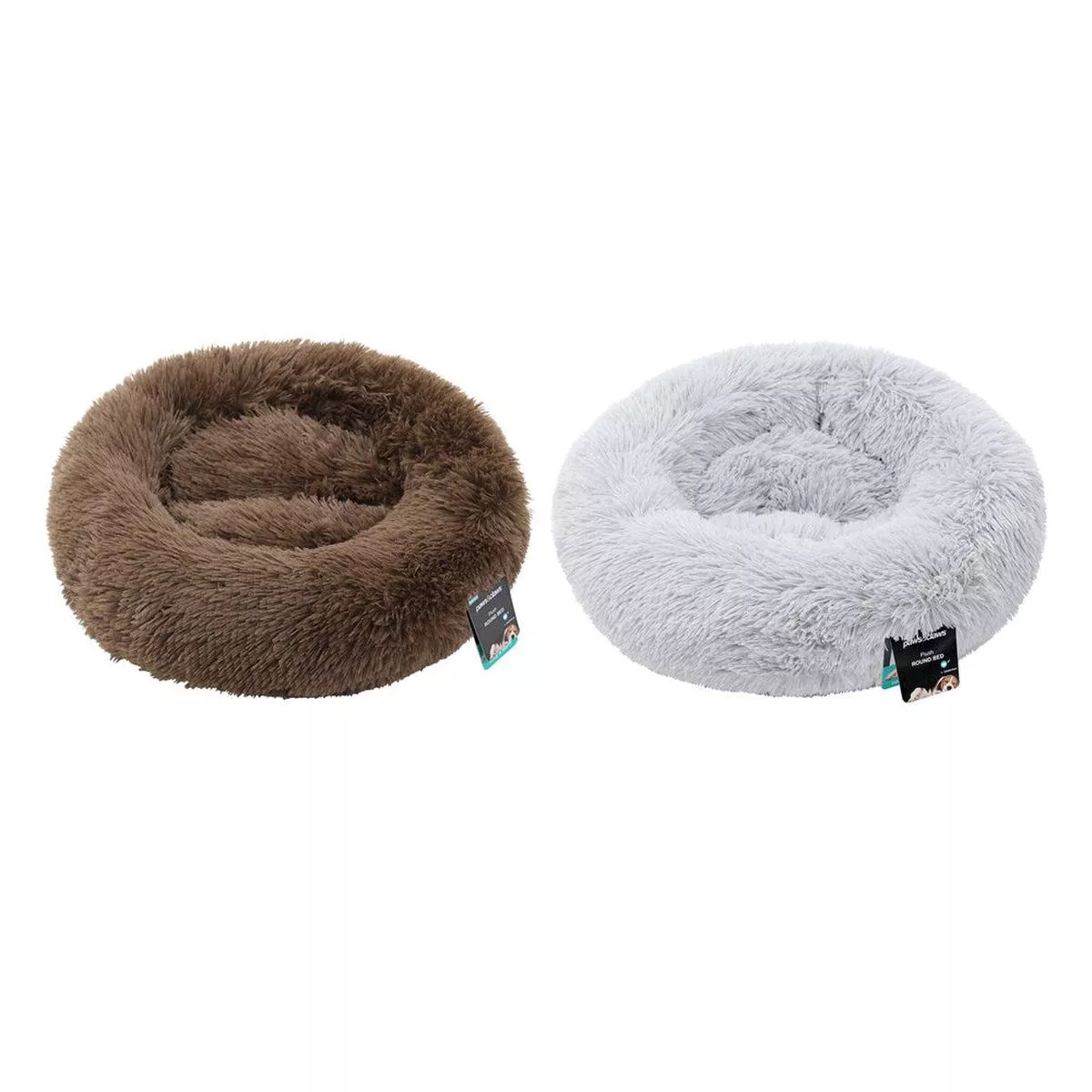 Round Plush Pet BedSmall (505015cm) (Assorted)