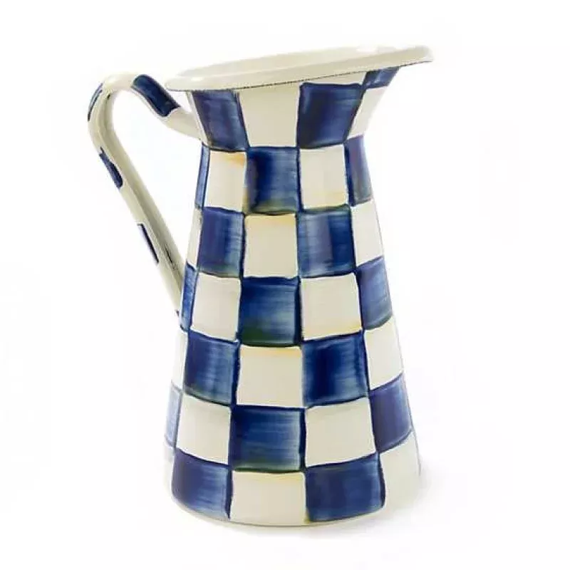 Royal Check Enamel Practical Pitcher – Medium