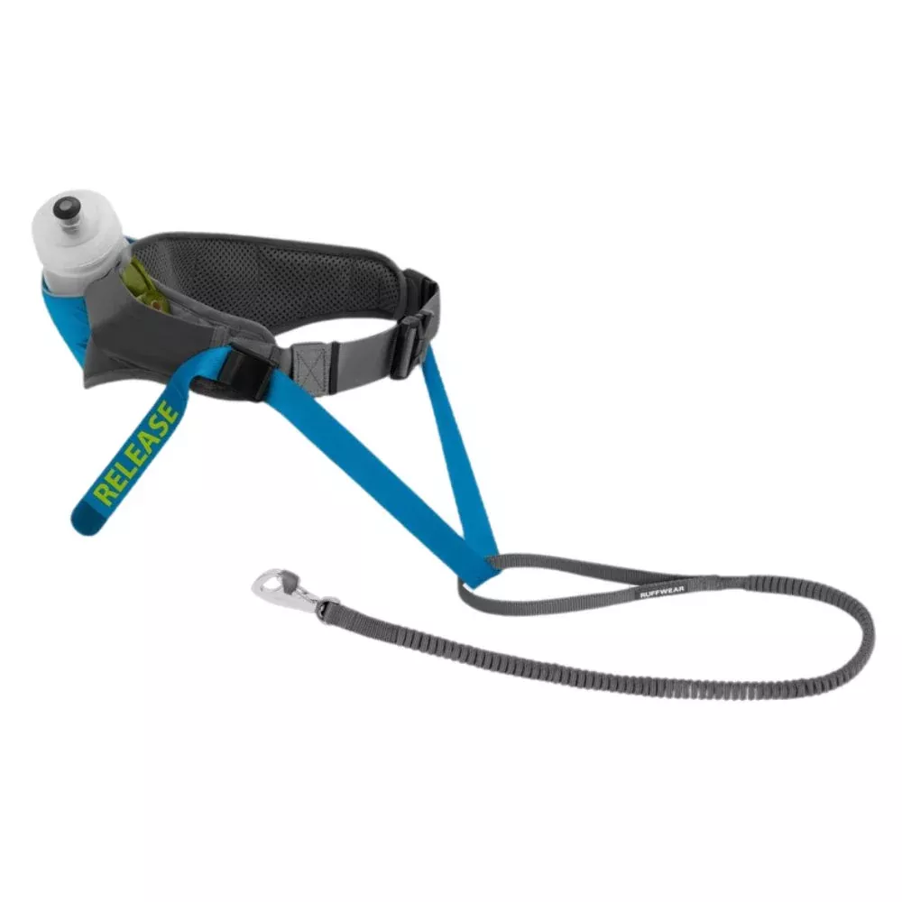 RuffWear Trail Runner Dog Leash Belt System Granite Gray