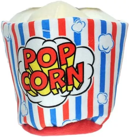 Rustling Popcorn Shaped Dog Toy