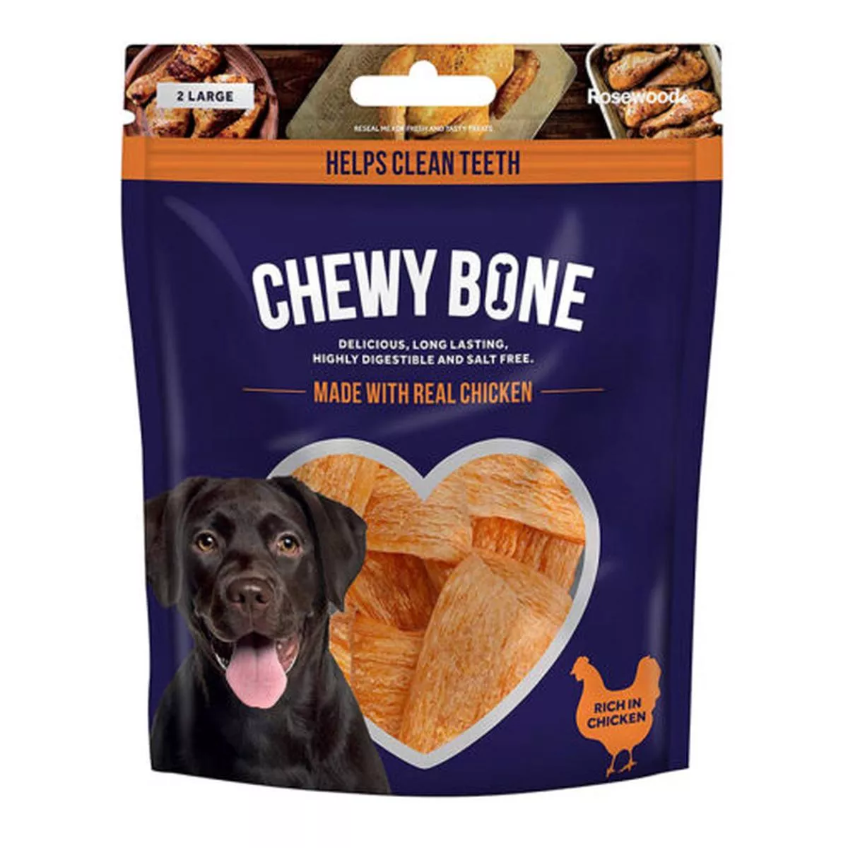 RW Chewy Bone Large 2pc 130g 90147