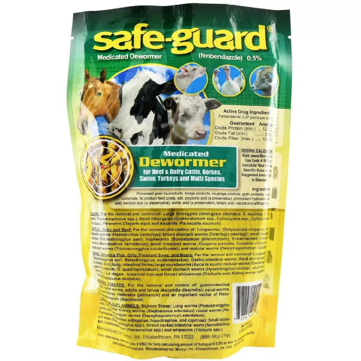 Safe-Guard Multi-Species Medicated Dewormer