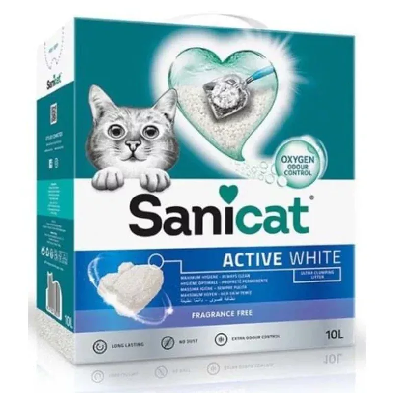 Sanicat Active White Fragrance Free 6L