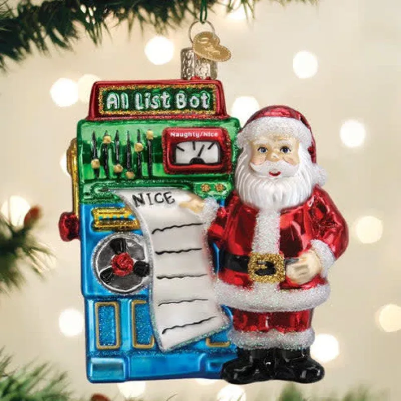 Santa’s AI Bot Ornament