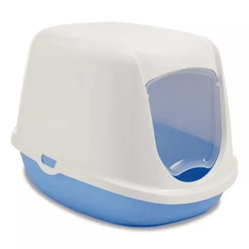 Savic Duchesse Cat Litter Box Blue 44.5×35.5x32cm
