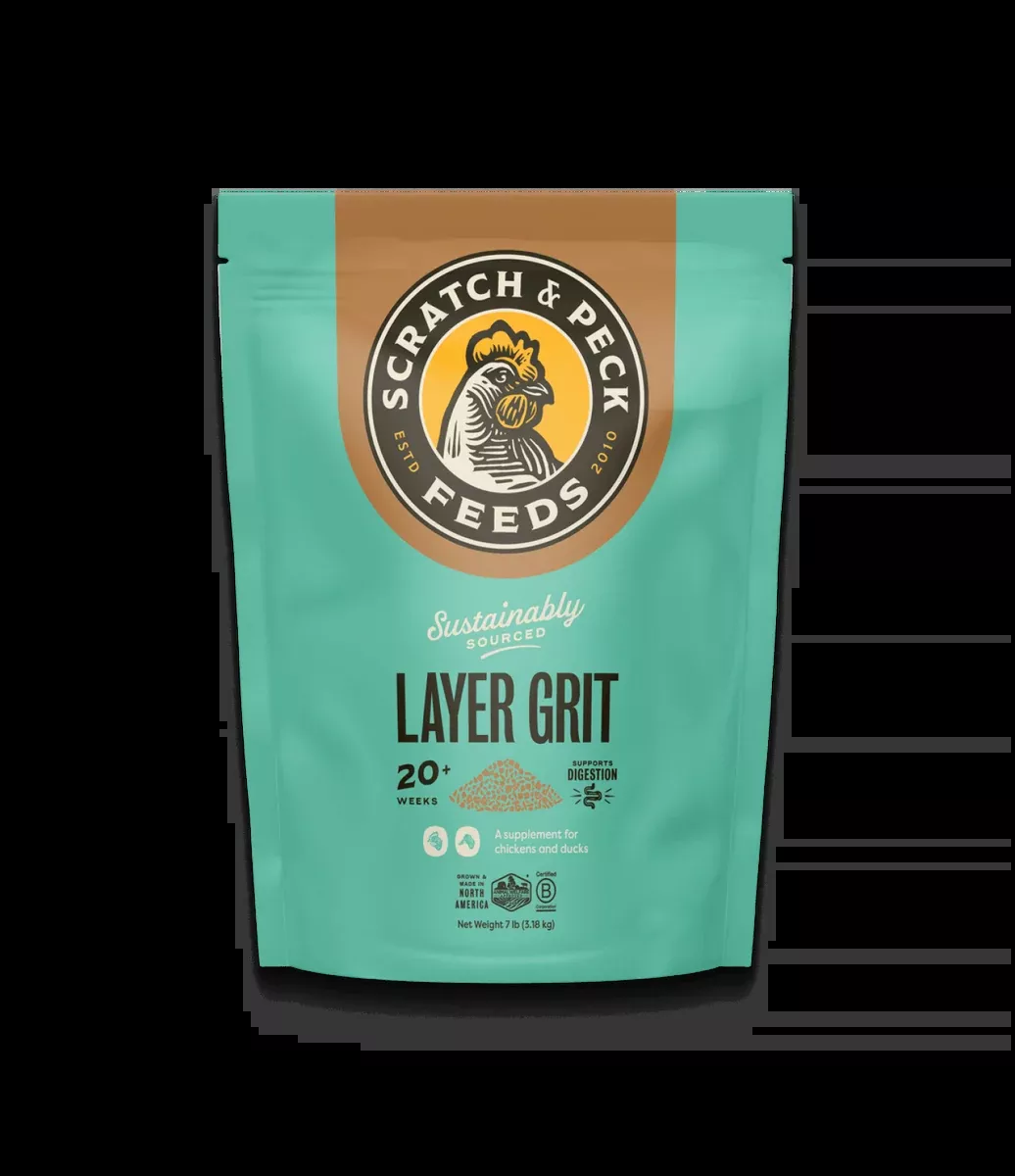 Scratch & Peck Layer Grit Supplement For Chickens & Ducks – 7lb Bag