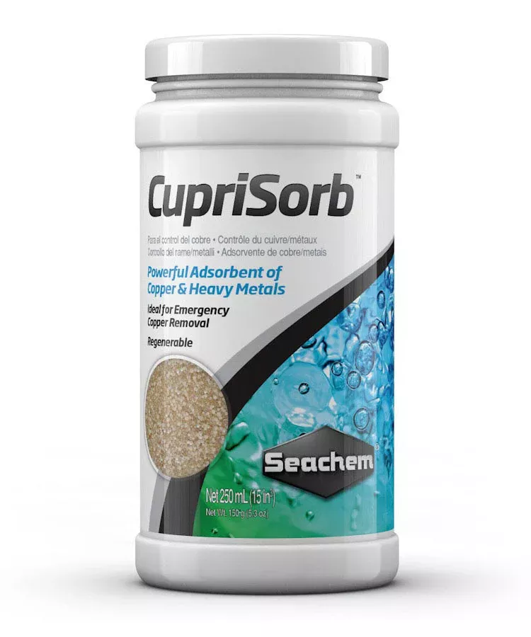 Seachem CupriSorb Copper & Heavy Metal Remover for Aquariums – 100 mL