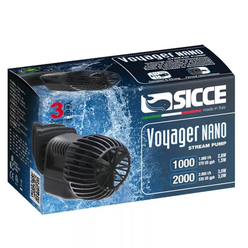 Sicce, Sicce VOYAGER NANO Stream Pump – 530 GPH, 1 Each