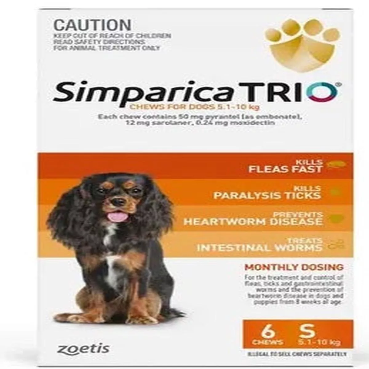 SIMPARICA TRIO DOG 5.1-10KG