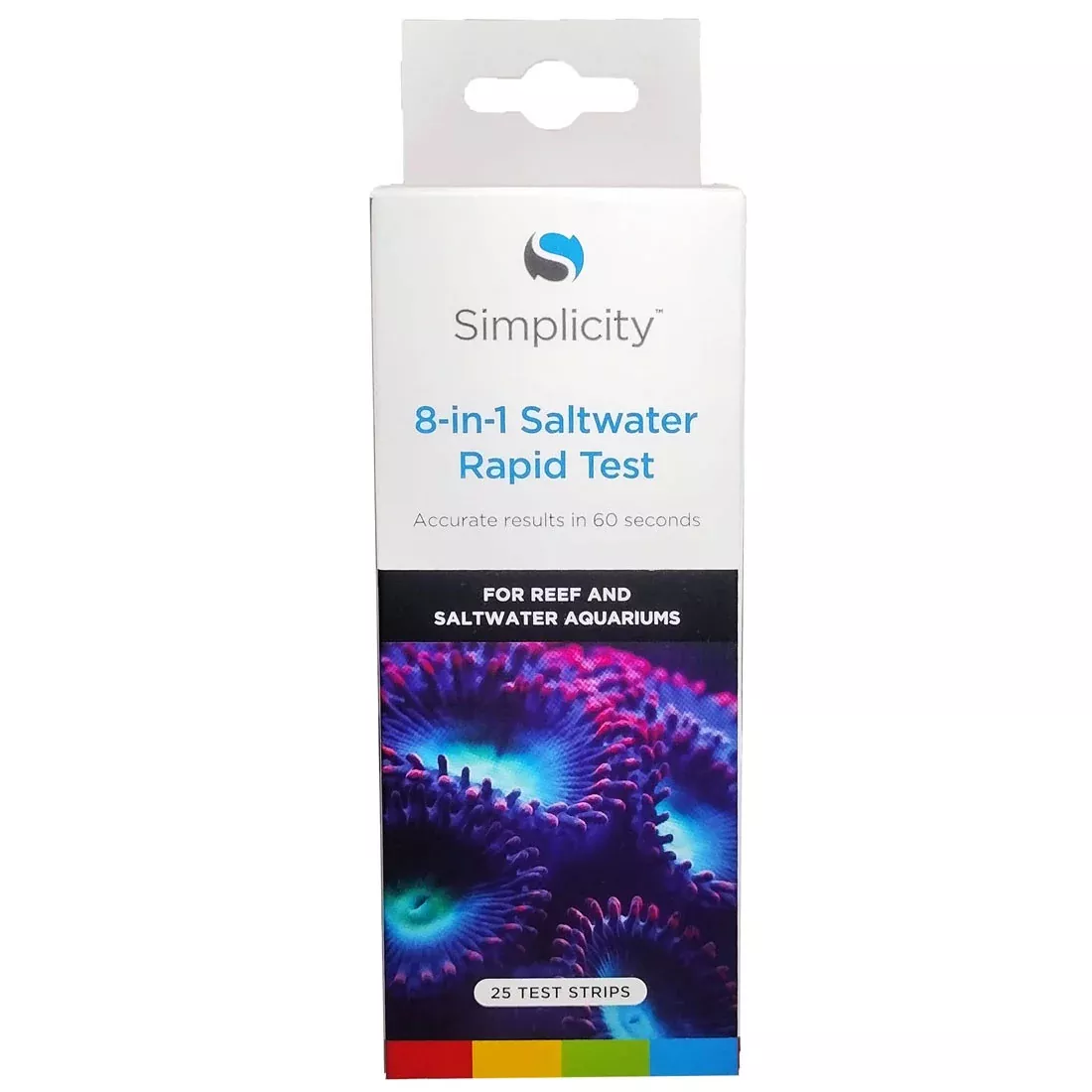 Simplicity 8-in-1 Saltwater Rapid Test – 25 Test Strips