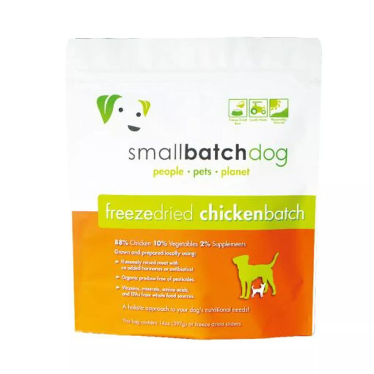 smallbatch dog freezedried chickenbatch 14oz FDDOGCSLDSEX