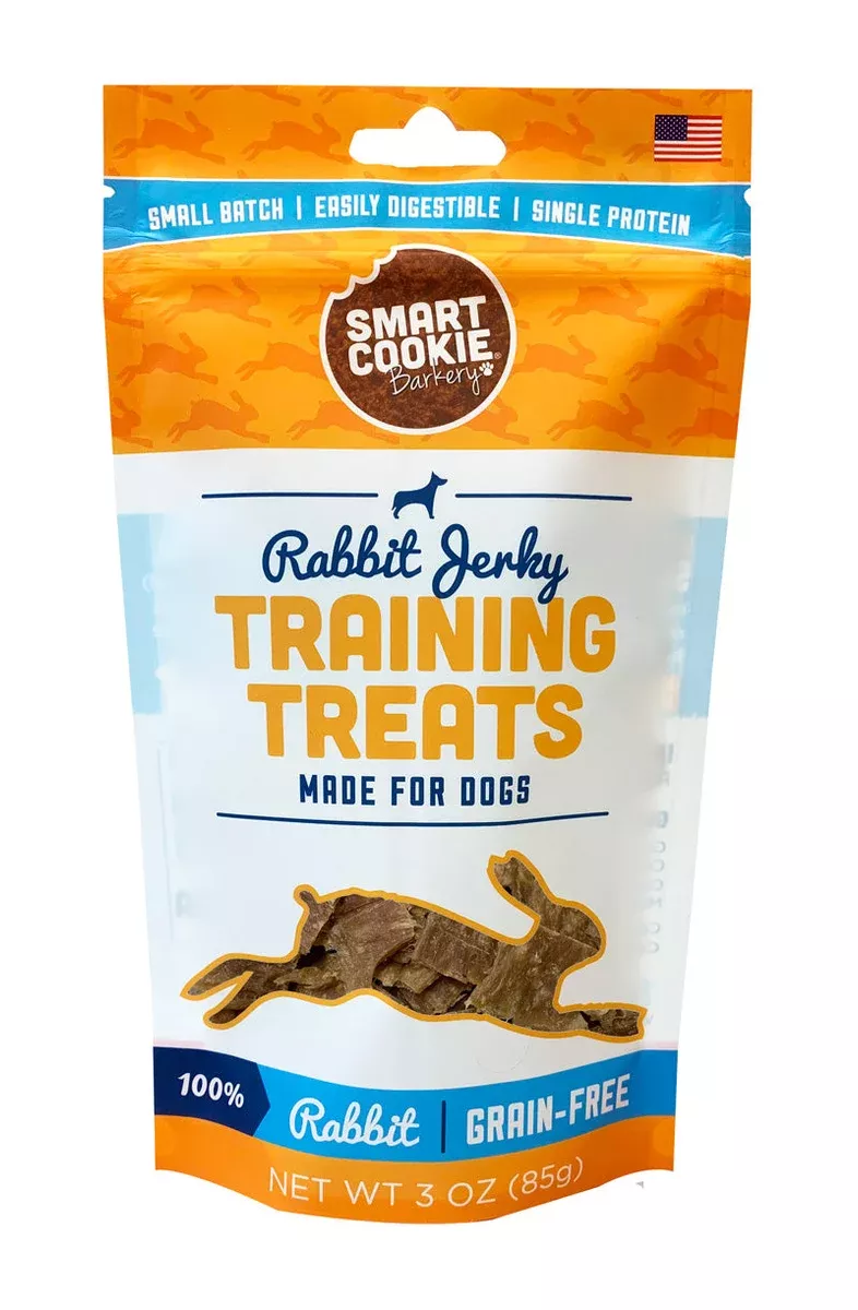 Smart Cookie Bakery Rabbit Jerky Training Treats for Dogs